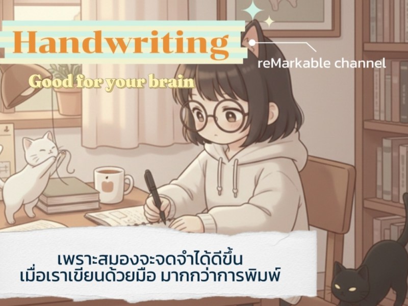 Handwriting – เขียนด้วยมือช่วยให้การจดจำดีขึ้น