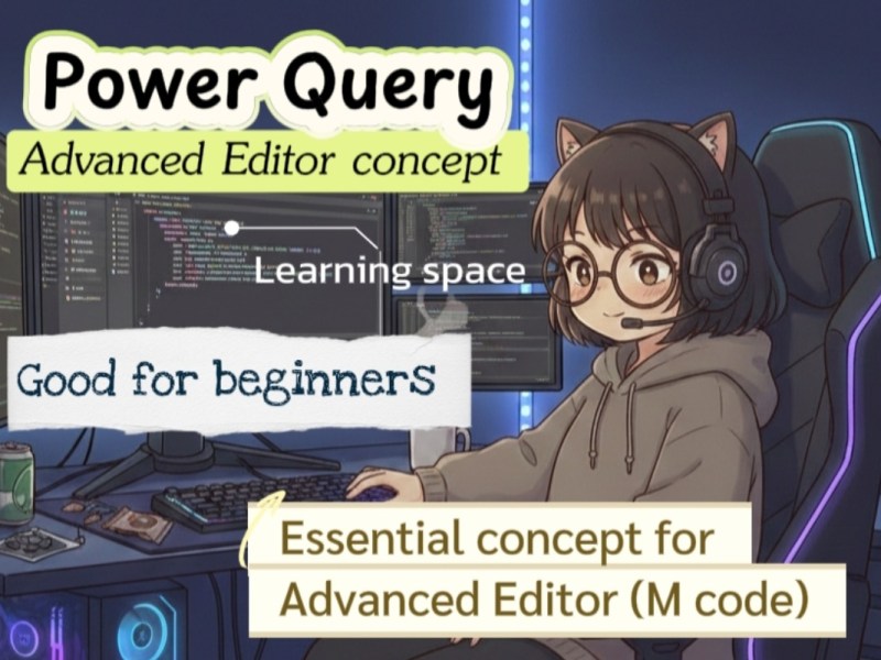 Power Query – Advanced editor (M language concept for&nbsp;beginner)