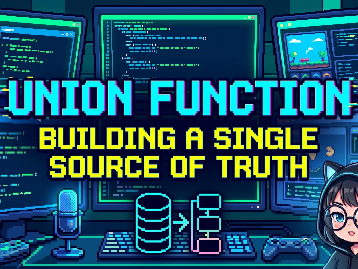 UNION function – Building a Single Source of&nbsp;Truth